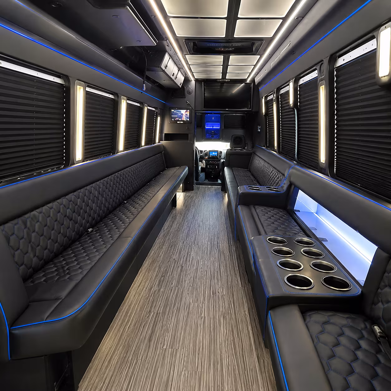 elk grove party bus rentals inside