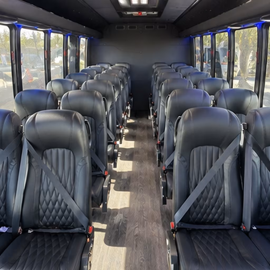 elk grove private event transportation onboard seating