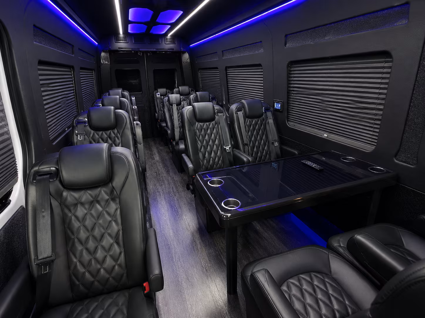 elk grove wedding transportation onboard seating